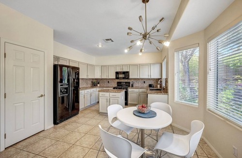 Desert Shores House | Serene Home w Pool & Hot Tub!