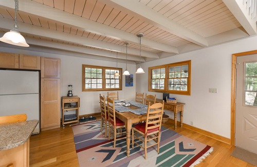 McHenry House | Serene Lakefront Chalet w/Dock Hot Tub & Fire Pit