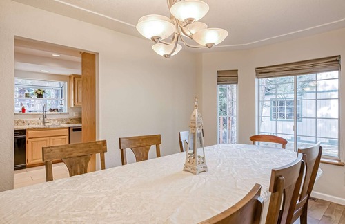 Montgomery Estates House | Serene Montgomery Estates Ski & Beach Haven | Large Deck | Nearby Hiking