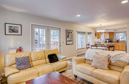 Montgomery Estates House | Serene Montgomery Estates Ski & Beach Haven | Large Deck | Nearby Hiking