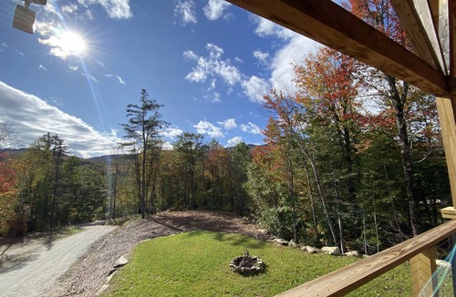 Sunday River Area Cabin | Serene Mountain Chalet Near Swimming Holes, 5BD+Loft, Hot Tub and Mountain Views