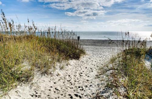 Yaupon Beach House | Serene Oak Island Home with Private Saltwater Pool!