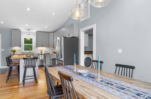 Blue Hill House | Serene Pondside Cottage w/Private Island Camping!