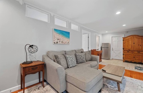 Portsmouth Apartment | Serene Retreat - Hot Tub, Private Dock & Fire Pit