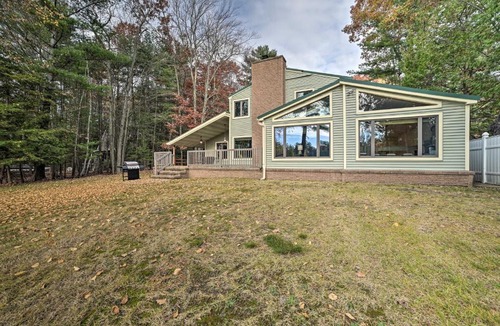 Rapid City House | Serene Riverfront Home with Torch Lake Access!