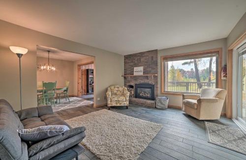 Rapid City House | Serene Riverfront Home with Torch Lake Access!