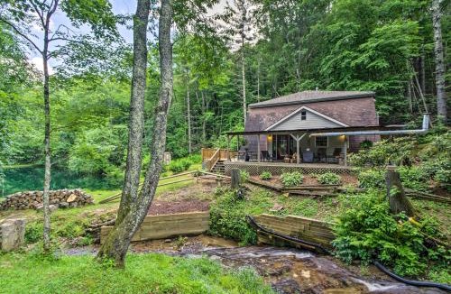 Todd House | Serene Todd Getaway w/Private Pond & Creek Views!