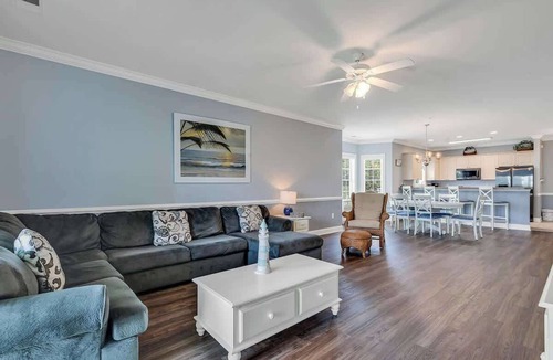 Central Myrtle Beach Apartment | Serene Unit with Lake View