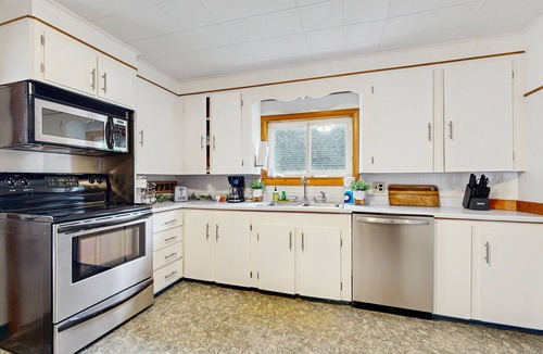 Winterport House | Serene Waterfront Home with In-Ground Pool, River Views, Spacious Deck, & Grill