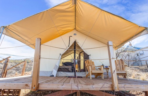 Tombstone RV Rental | Settle Into a Cozy Old West Cabin Tent Escape