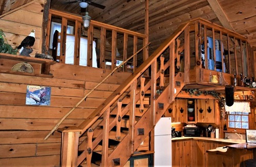 Ferryville Cabin | Shady Oaks -- Charming and secluded log cabin surrounded by trees!