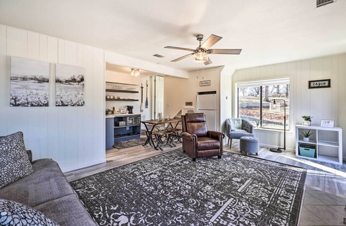 Grove House | Shared Dock & Seasonal Pool: Lakefront Grove Cabin