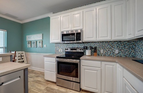 Port Aransas House | Shared Pool, Pet Friendly, Water View, Golf Cart Included