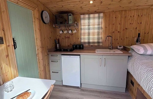 Milford Haven Apartment | Shepherds Hut with Hot Tub