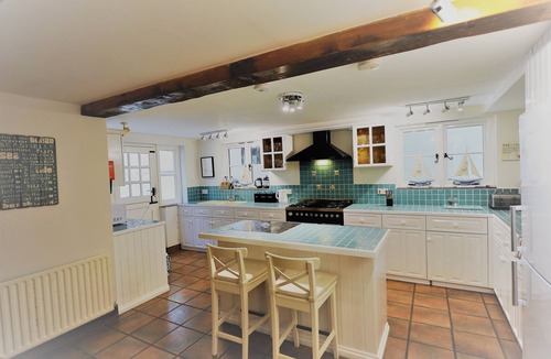 Thurlestone Cottage | Shepherds Patch Is A Large Thatched Cottage In Thurlestone with a parking space.