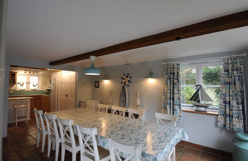 Thurlestone Cottage | Shepherds Patch Is A Large Thatched Cottage In Thurlestone with a parking space.