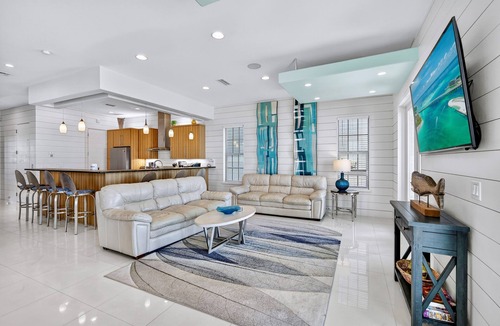 Miramar Beach House | Shipwatch Palazzo | Gulf-Front Luxury, Private Beach, Pool, Golf Cart, Sleeps 22