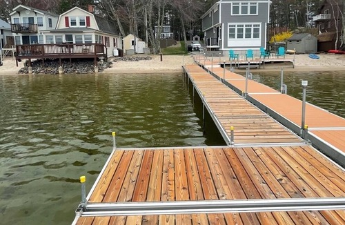 Standish Cottage | Shorefront on Sebago Lake. Private Sandy Beach