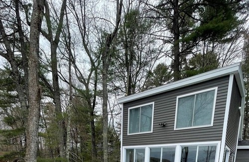 Standish Cottage | Shorefront on Sebago Lake. Private Sandy Beach