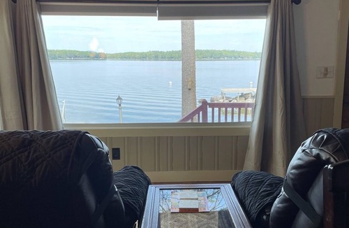 Standish House | Shorefront on Sebago Lake. Private Sandy Beach