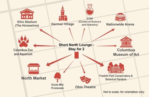 Short North House | Short North Lounge - Stay for 2
