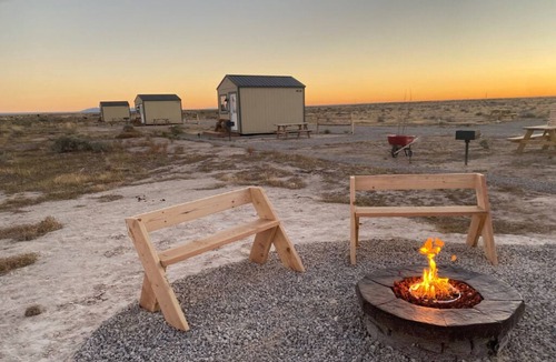 Pine Springs Cabin | Shumard Cabin @ Guadalupe Mountains Campfire Adventure Ranch
