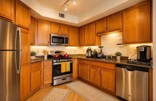 Downtown Condo | Silver Spring DC Metro 2BR Rooftop Gym LuxePad