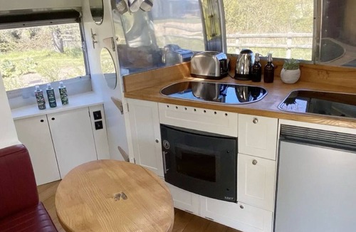 Gumley House | Silverbird Glamping Airstream Caravan and private deck