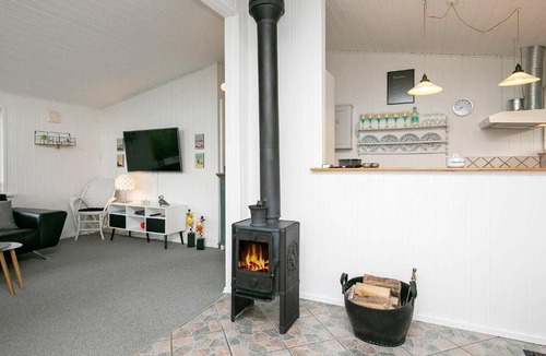Hjarbæk House | Simplistic Holiday Home in Løgstrup with Terrace
