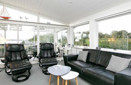 Hjarbæk House | Simplistic Holiday Home in Løgstrup with Terrace