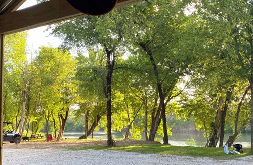 Smithville RV Rental | Site 3 Private camp power @ site w Hot Showers & Potty At The CommunityBathhouse