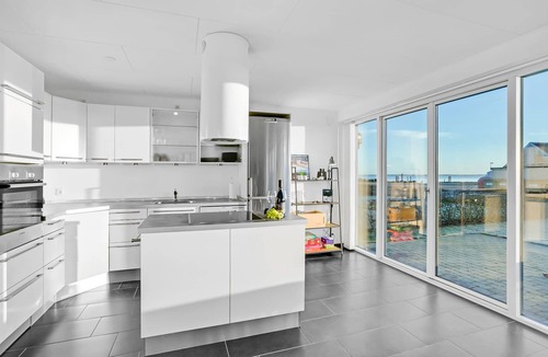 Thyholm House | Situated directly to the harbor, this fantastic vacation home has a gorgeous view.