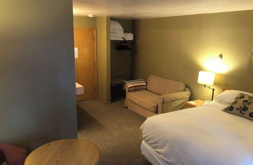 Powder Mountain Cabin | Ski in/out room with Queen and Full futon. Sleeps 4