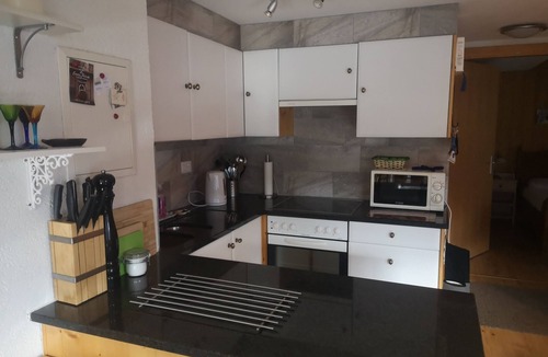 Grimentz Apartment | Ski-in-ski-out apartment with balcony. Exceptional mountain views