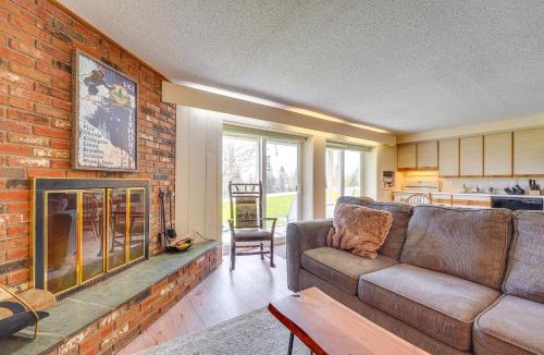 Bromley Mountain House | Ski-In/Ski-Out Bromley Mtn Condo: Wood Fireplace!