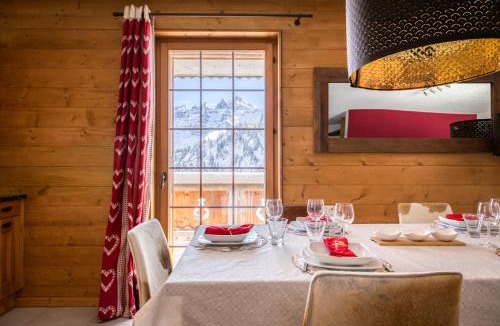 Val d'Illiez Apartment | Ski-in Ski-out with Chimney and view