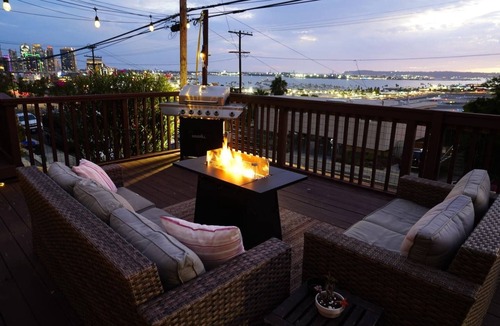 Middletown House | Skyline Hot Tub Deck Harbor Views, Sleeps 8