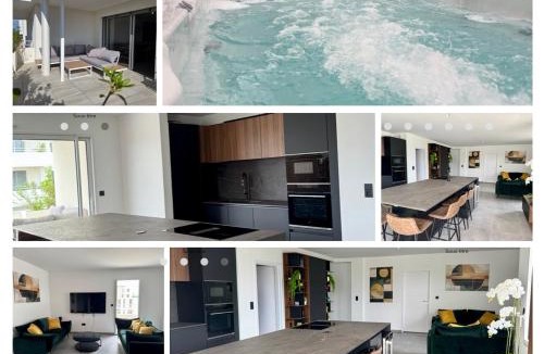 Port Marianne Apartment | Skyline Rooftop Swim Spa