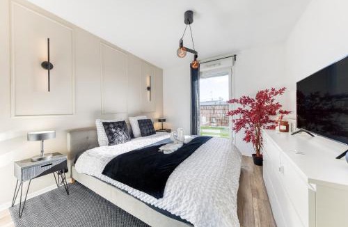Argenteuil Apartment | Skylounge- 8Pers -Families - Pros -Terrace- BBQ -Parking- WIFI
