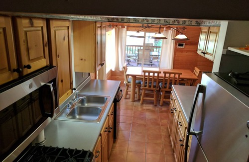 Hanna Cabin | Sleep over the river, and then wake up and fish it!