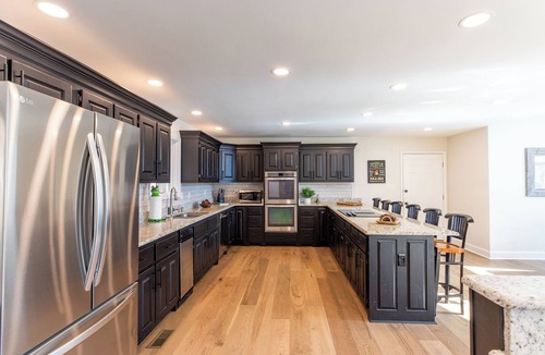 Big Creek House | Sleeps 14 - On a deep & wide cove - 89 GREAT reviews - HUGE dock - See our pics