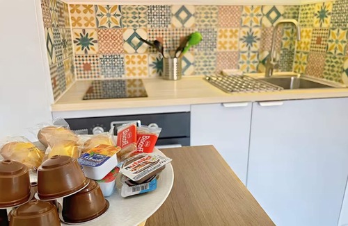 Merville-Franceville-Plage Apartment | Small private courtyard - 1 minute walk from the beach