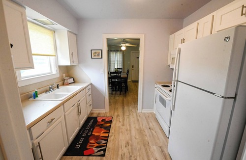 Buchanan Dam House | Small but cozy apartment style lakefront home on Buchanan Dam with great views!