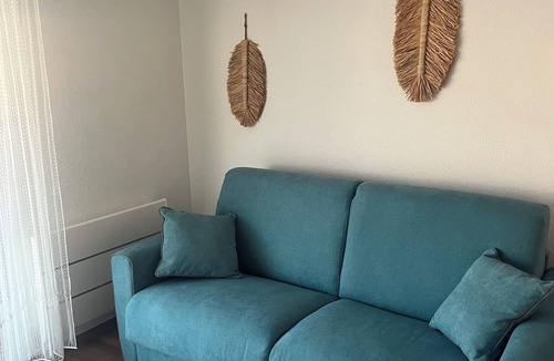 Sainte-Cecile-Plage Apartment | Small cocoon of 33m2, beautiful sea view, 50 m from the beach