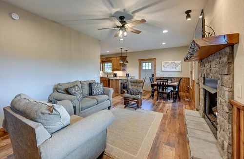 Andrews House | Smoky Mountain Cabin Rental: Game Room, Fire Pit!