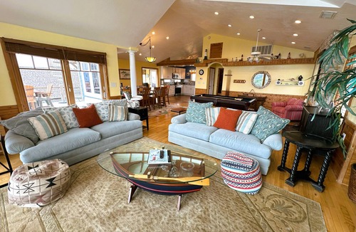 South Nags Head House | SN10212-Remarkable with private pool, observation room, 4 BRs and pool table.