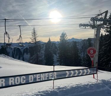 Saint-Jean-dʼAulps Apartment | Snow Roc Mountain View