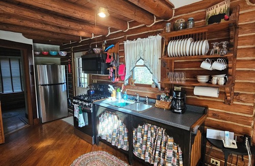 Edray Cabin | Snowshoe Log Cabin - Falling Water