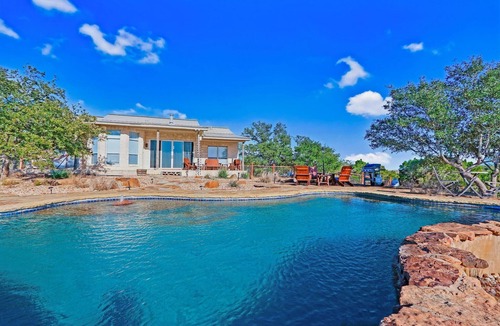Wimberley House | Soak in only the BEST Hill Country views form your own private pool!