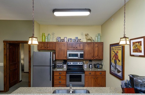 Edray Condo | Soaring Eagle #406: 2 Bedrooms, 2 Full Baths: Slope Side, Hot Tubs. Underground Parking.